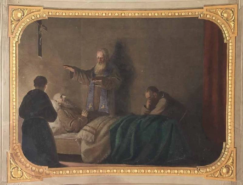Sant'Egidio sul letto di morte